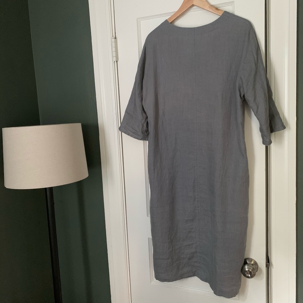 NotPerfectLinen Shift Dress with pockets